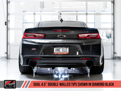 AWE Tuning 16-19 Chevrolet Camaro SS Axle-back Exhaust - Track - 3020-33053-C-Dub Tech