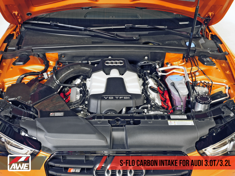 AWE Tuning Audi S-FLO Carbon Intake for B8 3.0T / - 2660-13028-C-Dub Tech