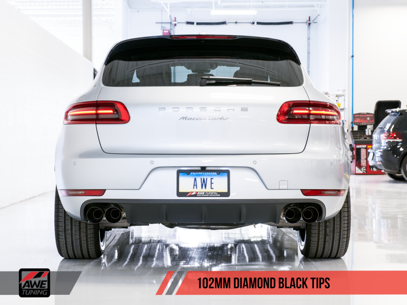 AWE Tuning Porsche Macan Track Edition Exhaust System - Diamond - 3020-43040-C-Dub Tech