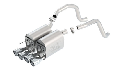 Borla 05-08 Chevrolet Corvette Coupe/Conv 6.0L/6.2L 8cyl Aggressive ATAK Exhaust - 11816-C-Dub Tech