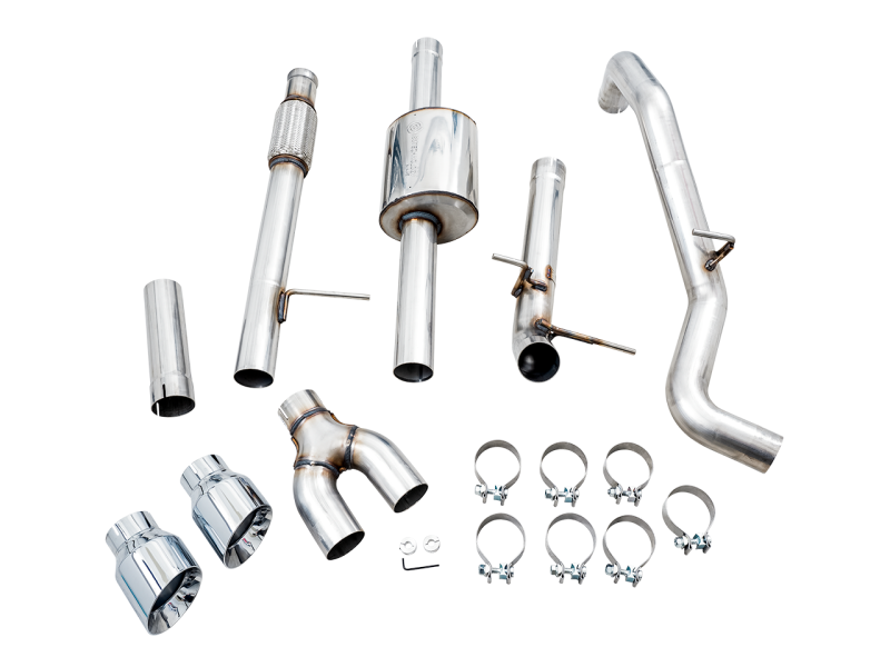 AWE Tuning 4th Gen GM 1500 5.3L 0FG Catback Dual - 3015-22207-C-Dub Tech