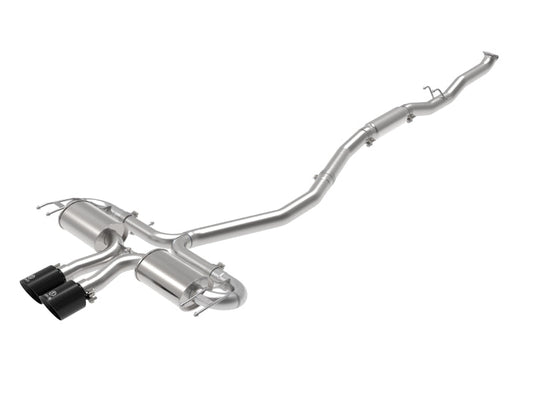 aFe Takeda 3in 304 SS Cat-Back Exhaust System w/Black Tips - 49-36624-B