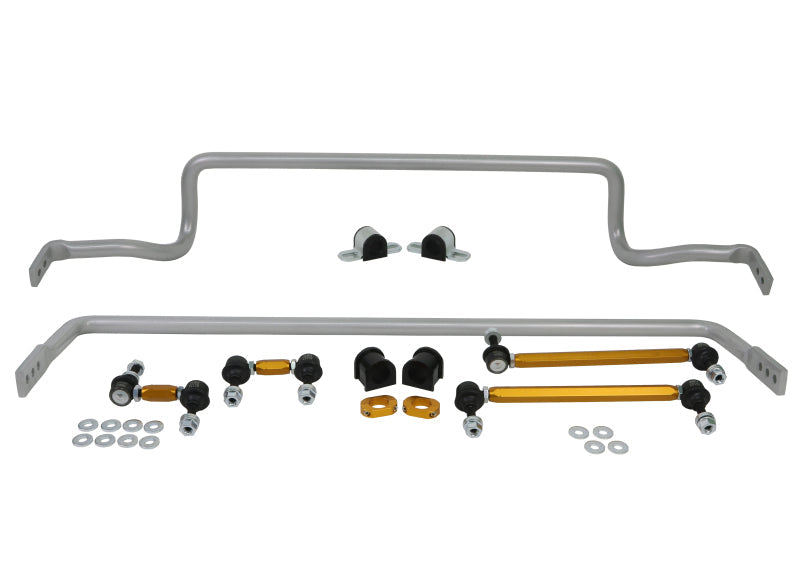 Whiteline 08-17 Mitsubishi Lancer Front & Rear Sway Bar Kit - BMK007