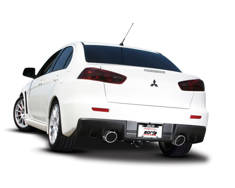 Borla 08-14 Mitsubishi EVO X Catback Exhaust - 140285-C-Dub Tech