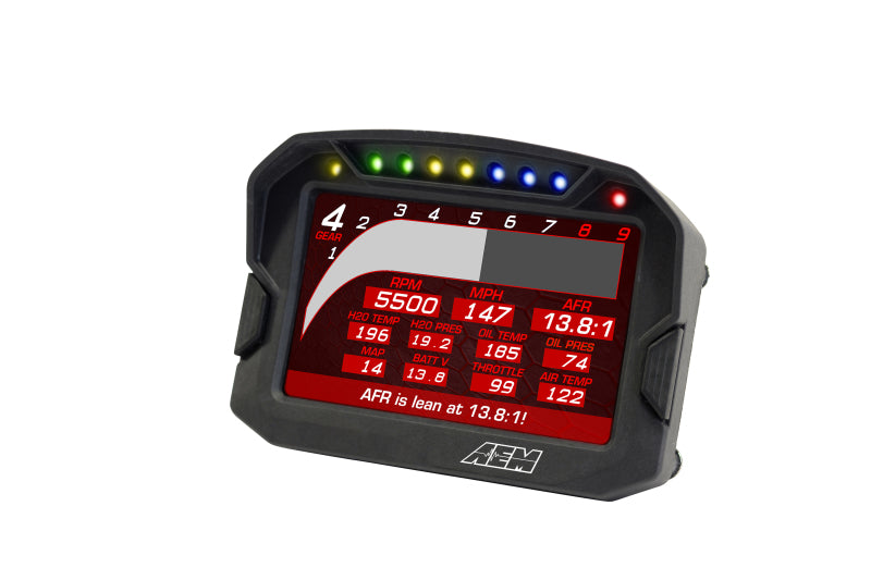 AEM CD-5G Carbon Digital Dash Display w/ Interal 10Hz GPS - 30-5602-C-Dub Tech