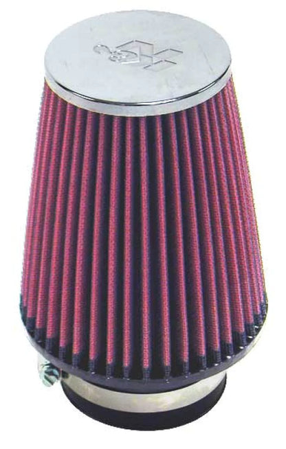 K&N Round Tapered Universal Air Filter 3in Flange ID x - RF-1039