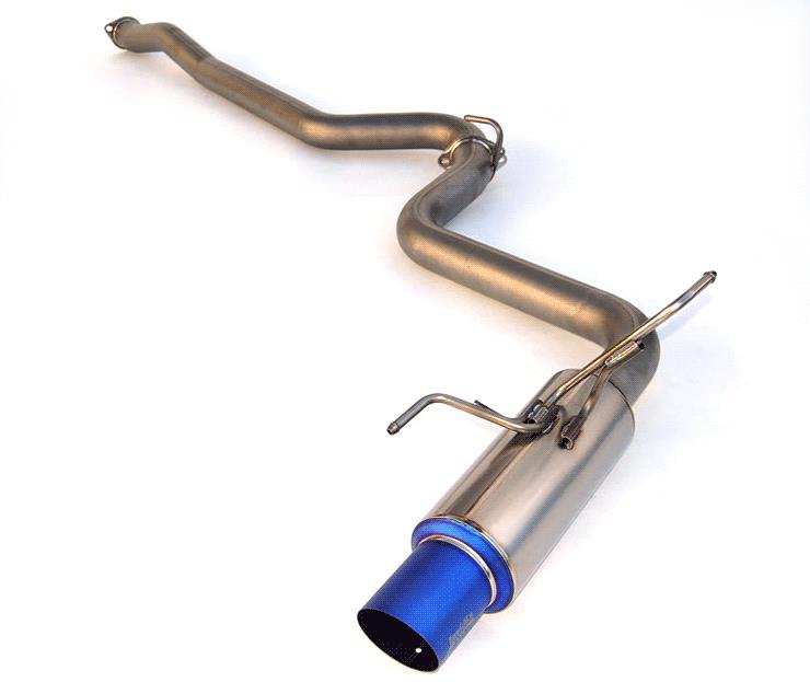 Invidia 2009+ EVO X 80mm Single Outlet Full Titanium Cat-Back - HS09MEXTRG