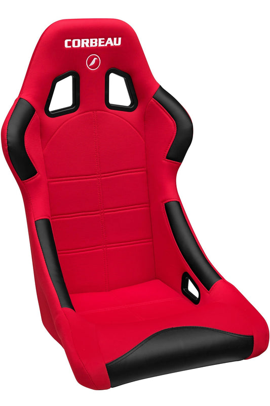 Corbeau Forza Fixed Back Racing Seat - Red Cloth 29107