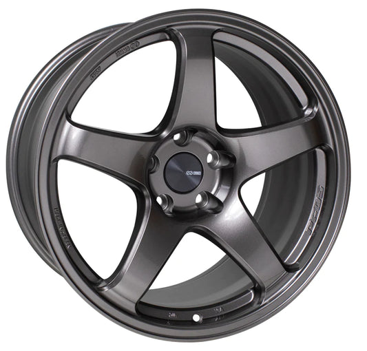 Enkei PF05 18x10.5 5x114.3 23mm Offset 75mm Bore Dark Silver - 527-8105-6523DS