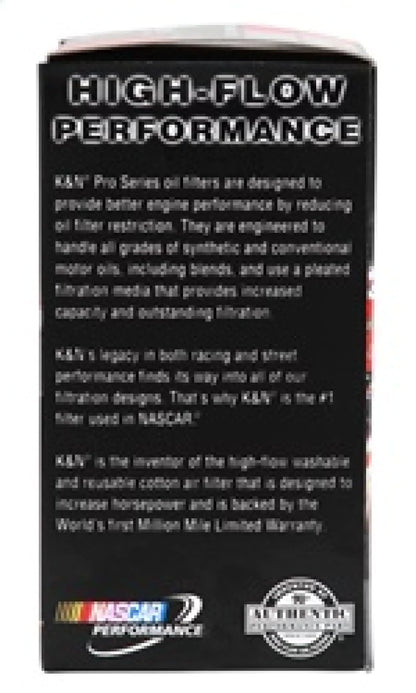 K&N Oil Filter for Hyundai/Kia V6 12-15 Azera/Sedona/10-15 Santa Fe/14-15 - PS-7030