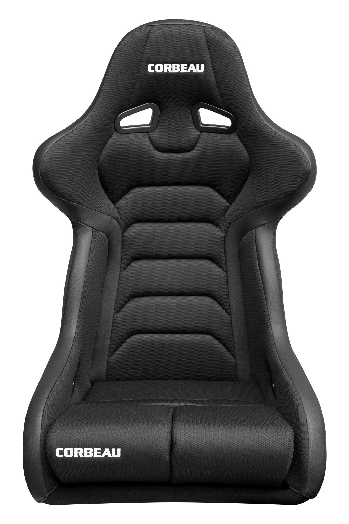 Corbeau FX1 Wide Fixed Back Racing Seat - Black Cloth/Vinyl 29501W