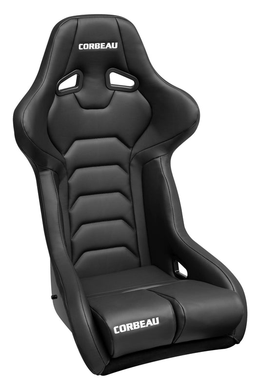 Corbeau FX1 Pro Fixed Back Racing Seat - Black Vinyl 29502P