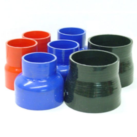 ATP 2.5in to 3.0in Black Silicone Transition Hose - ATP-SIL-056-BK-C-Dub Tech