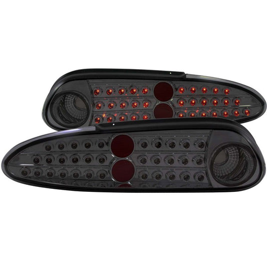 ANZO 1993-2002 Chevrolet Camaro LED Taillights Smoke - 321223