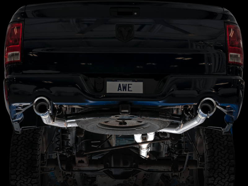 AWE Tuning 09-18 RAM 1500 5.7L (w/Cutouts) 0FG Dual Rear - 3015-32002-C-Dub Tech