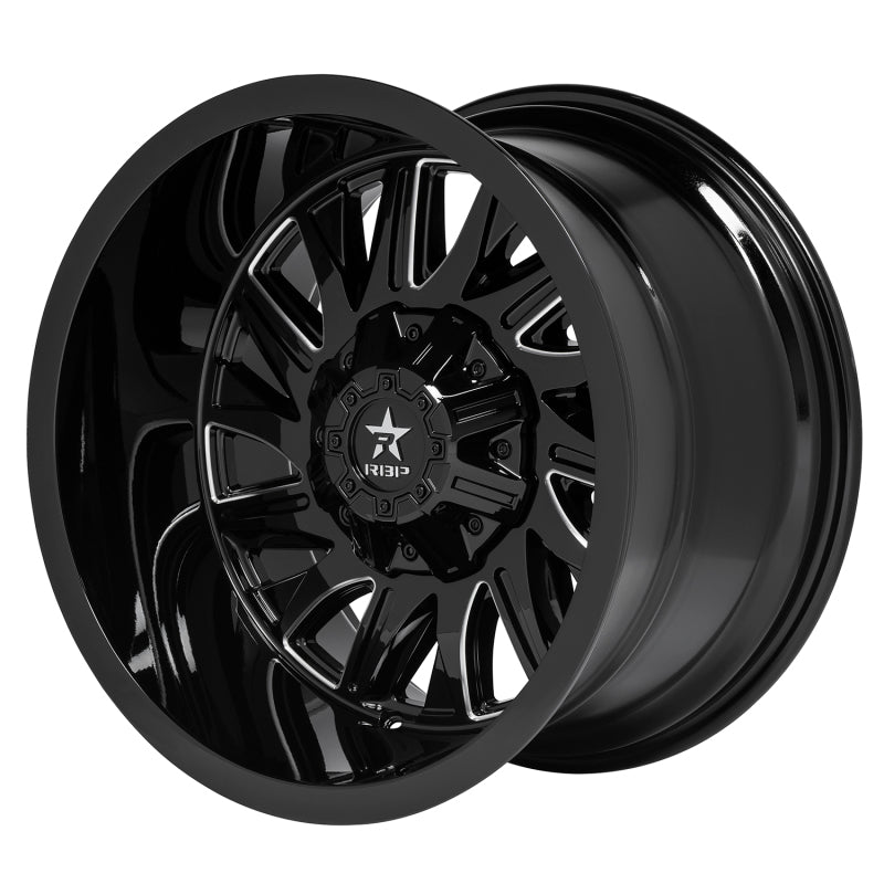RBP 75R BATALLION GLOSS BLK MACHINED GROOVE