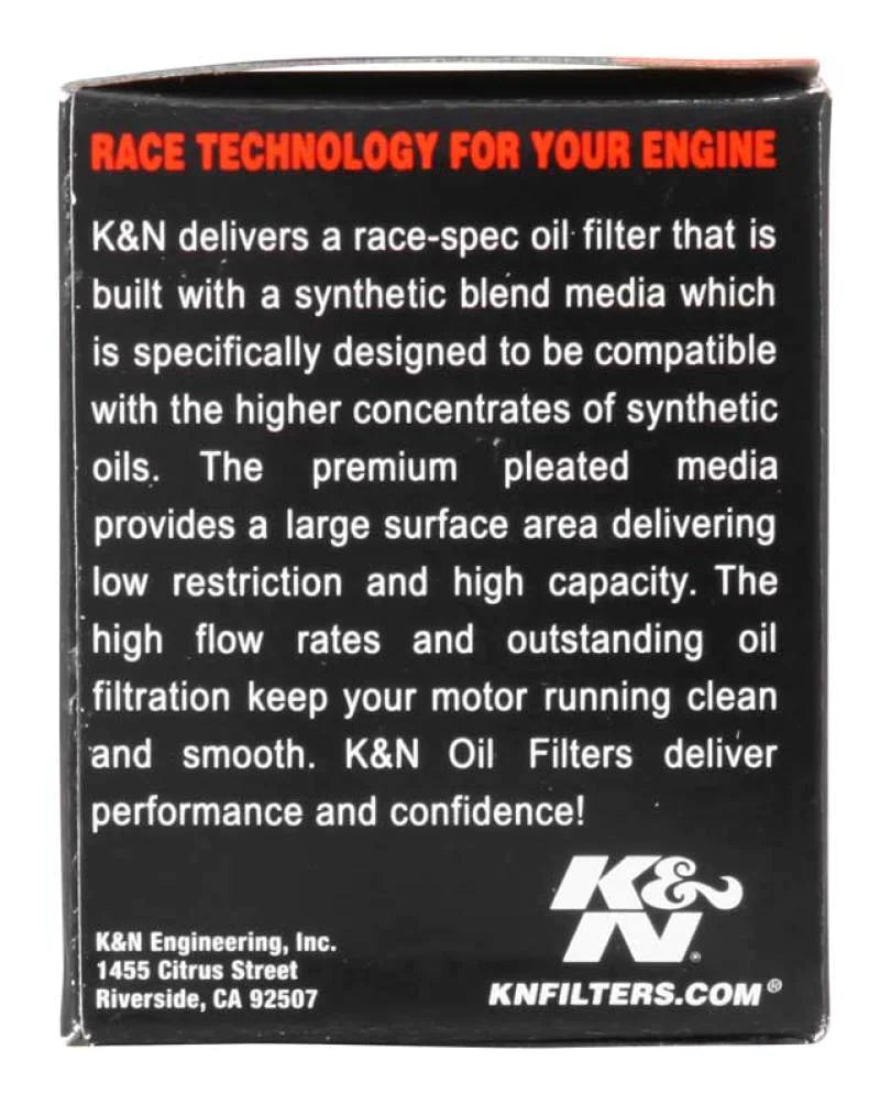 K&N Yamaha 1.5in OD x 1.844in H Oil Filter - KN-142