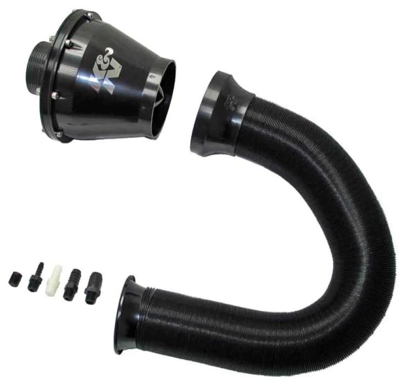 K&N Universal Apollo Black Cold Air Intake - 70mm OD - RC-5052AB
