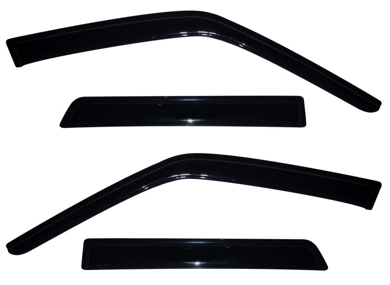AVS 10-18 Nissan Juke Ventvisor Outside Mount Window Deflectors 4pc - 94378-C-Dub Tech