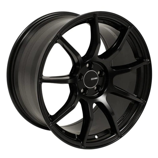 Enkei TS9 18x8.5 5x100 40mm Offset 72.6mm Bore Black - 492-885-8040BK