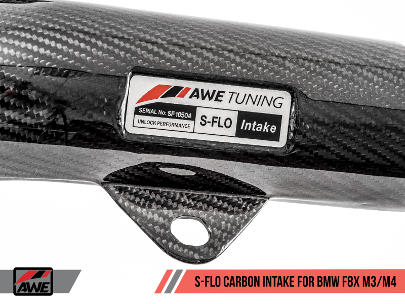 AWE Tuning BMW F8x M3/M4 S-FLO Carbon Intake - 2660-13038-C-Dub Tech