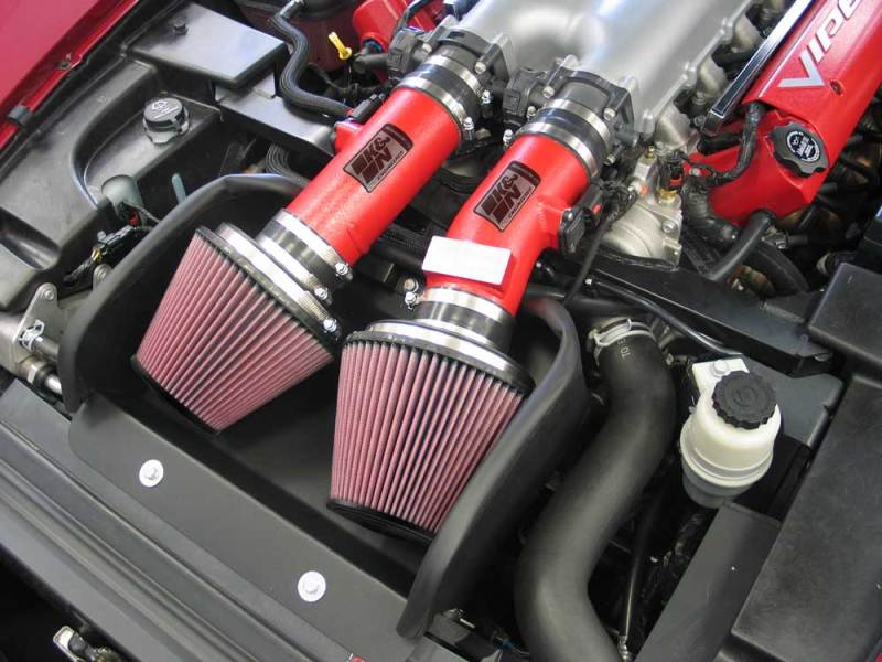 K&N 08 Dodge Viper 8.4L-V10 Red Typhoon Short Ram Intake - 69-2527TTR