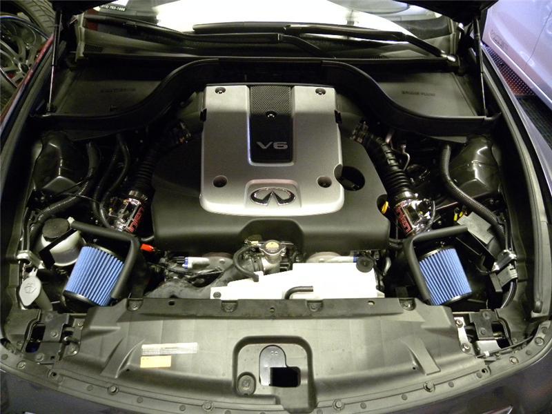 Injen 12 Infiniti G25 2.5L V6 Dual Polished Short Ram - SP1961P