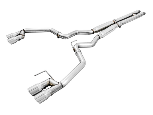 AWE Tuning 2018+ Ford Mustang GT (S550) Cat-back Exhaust - - 3020-42064-C-Dub Tech
