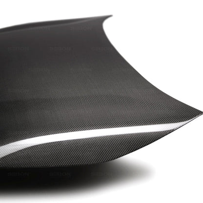 Seibon 19-20 Toyota Corolla Hatchback OEM Carbon Fiber Hood - HD19TYCOR-OE