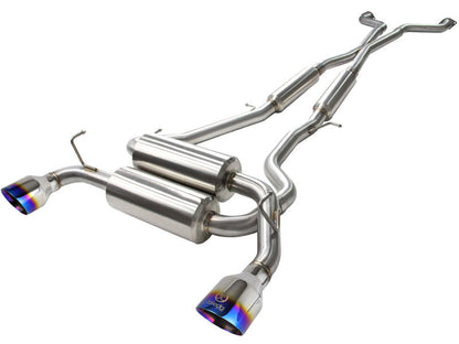 aFe Takeda 2-1/2in 304SS Cat-Back Exhaust Infiniti G37 08-13/Q60 14-15 - 49-36103-L