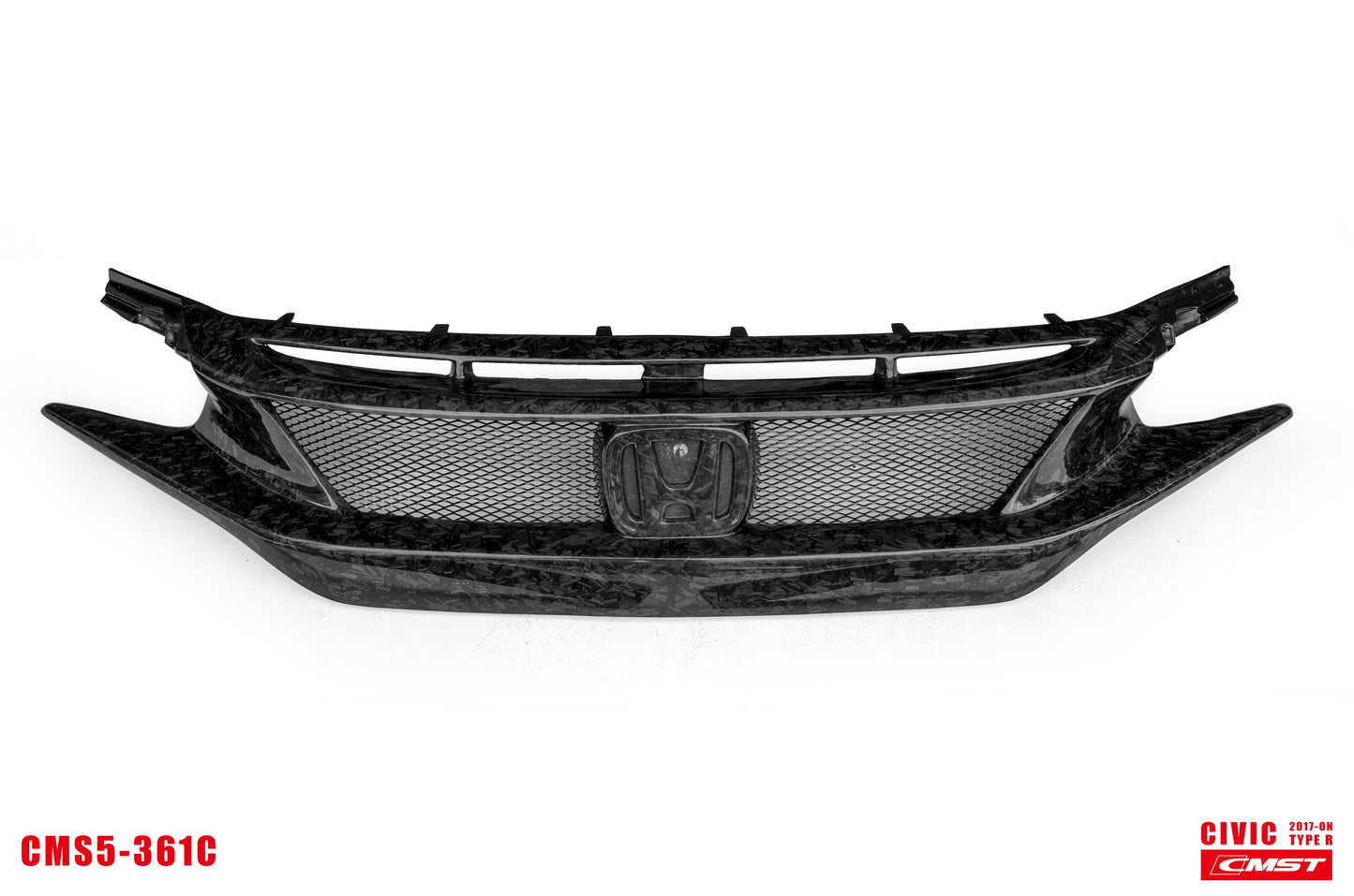 CMST Tuning Carbon Fiber Front Grill & Eyelid for Honda FK8 Civic Type-R (2017-2022)