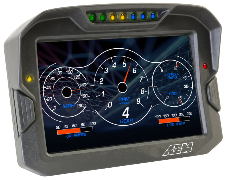 AEM CD-7 Non Logging Race Dash Carbon Fiber Digital Display - 30-5700-C-Dub Tech