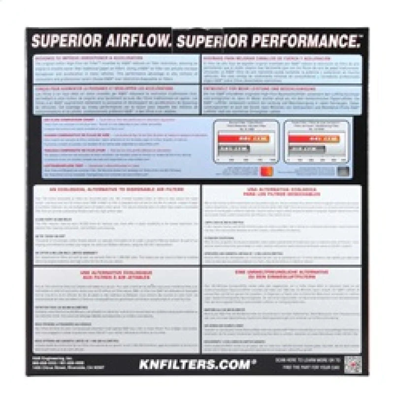 K&N Replacement Air Filter Round 11in OD 9-1/4in ID 6in - E-3690