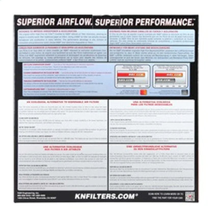 K&N Replacement Air Filter for 08-13 Audi R8 4.2L V8 - E-0668