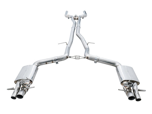AWE Tuning 2019+ Mercedes-Benz C63 AMG Sedan (W205) SwitchPath Cat-Back - 3025-11004-C-Dub Tech