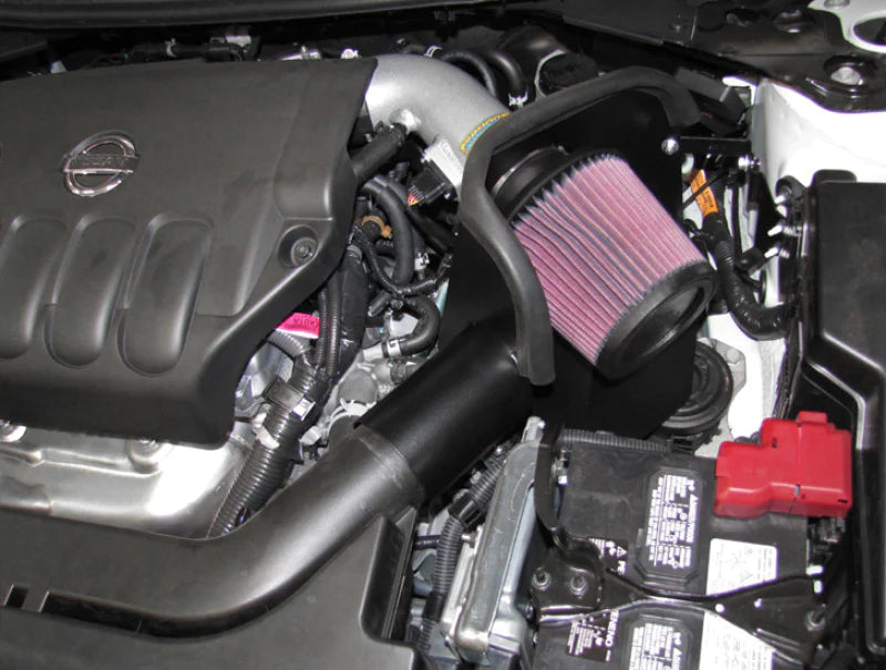 K&N 07-10 Nissan Altima 2.5L Silver Typhoon Short Ram Intake - 69-7061TS