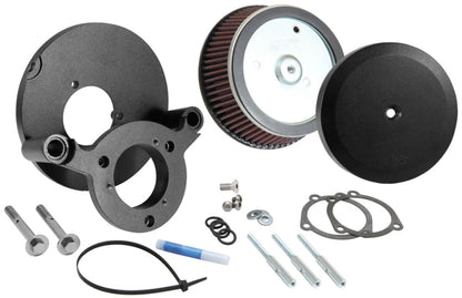 K&N 99+ Harley Davidson Street Metal Intake System - Hammer - RK-3933B