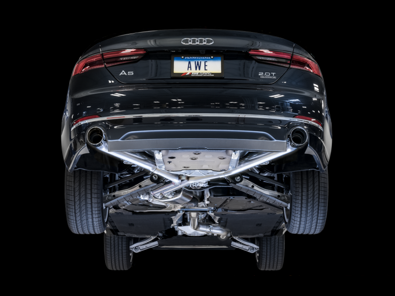 AWE Tuning Audi B9 A5 Track Edition Exhaust Dual Outlet - 3020-33034-C-Dub Tech