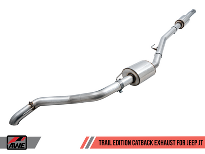 AWE Tuning 20-21 Jeep Gladiator JT 3.6L Trail Edition Cat-Back - 3015-21001-C-Dub Tech