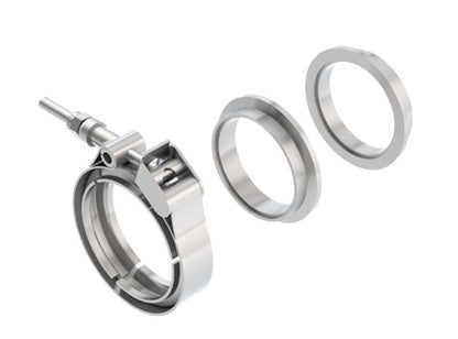 Borla Universal 2.25in Stainless Steel 3pc V-Band Clamp w/ Male - 18007