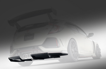 Varis Arising-II Style Rear Diffuser - Honda Civic Type-R FK8