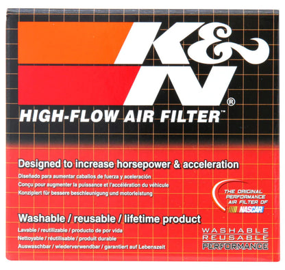 K&N Universal Rubber Filter Round Tapered 1-11/16 Flange 3.5in Base - R-1080