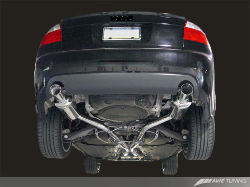 AWE Tuning Audi B6 A4 3.0L Track Edition Exhaust - - 3020-33014-C-Dub Tech