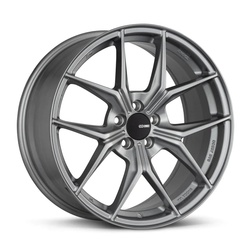 Enkei TSR-X 18x8 45mm Offset 5x112 BP 72.6mm Bore Storm - 529-880-4445GR