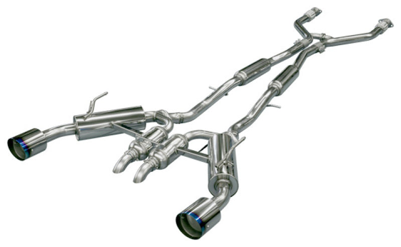 HKS Infiniti Q50 Hybrid VQ37 Dual Hi-Power Titanium Tip Catback - 32009-KN001