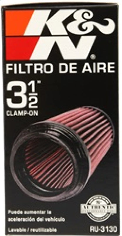 K&N Filter Universal Rubber Filter 3 1/2 inch Flange 4 - RU-3130