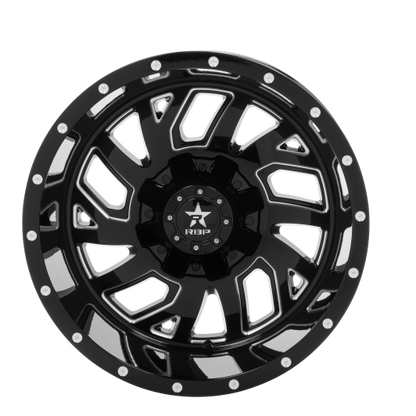 RBP 65R GLOCK GLOSS BLACK MACHINED GROOVES