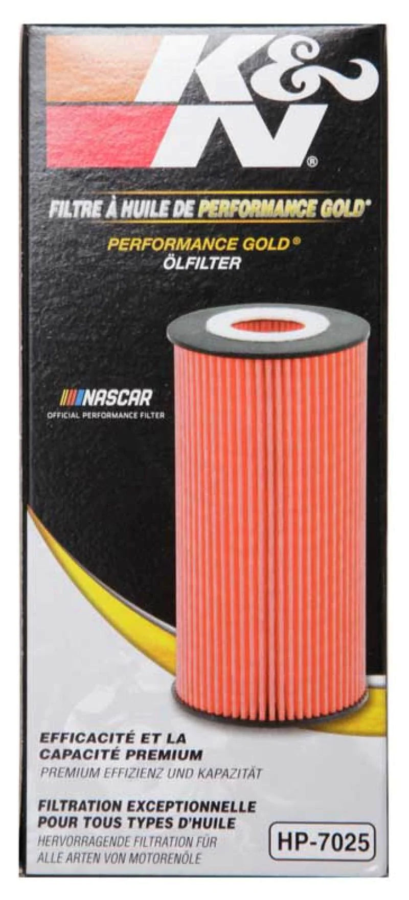 K&N Performance Oil Filter for 11-13 Chrysler 200/300 3.6L / - HP-7025