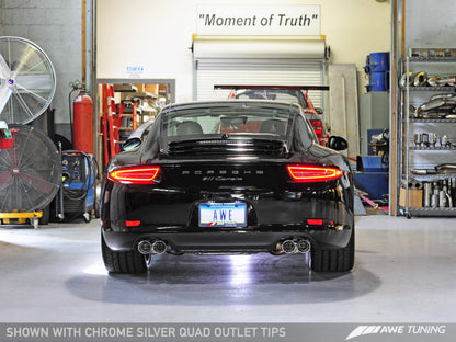 AWE Tuning Porsche 991 SwitchPath Exhaust for PSE Cars Chrome - 3025-42010