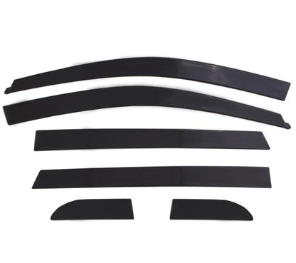 AVS 07-08 Honda Fit Ventvisor Low Profile Deflectors 6pc - - 896007-C-Dub Tech
